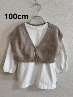 GLOBAL WORK ベストセットカットプルオーバー長袖 100