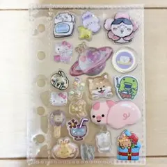 ボンボンドロップシール　おすそわけ　和柄　柴犬　　たまごっち　ちいかわ　サンリオ