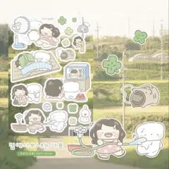 韓国作家 ステッカー 158