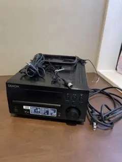 DENON コンポ RCD-M38-K ブラック 2スピーカー ウッド仕上げ DENON】 RCD-M38-K ブラック 2スピーカーセット - メルカリ