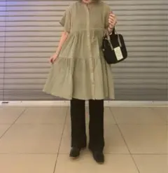 FREAK'S STORE 2way ティアードシャツ　ミニワンピのサムネイル