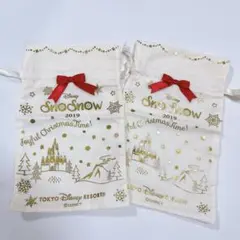 ディズニークリスマス2019 snosnow 巾着