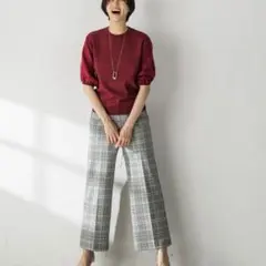 ロートレアモン すっきりワイドパンツ