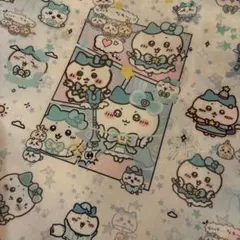 ハチワレ　ちいかわ　ハチワレ　布　生地　シーチング