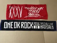 ワンオク　タオル　2枚　専用 ONE OK ROCK - ワンオク タオル 2枚セット ambitionsの通販 by