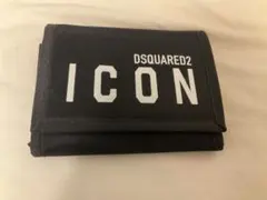 ○★新品未使用 ディースクエアード ボブ コンパクトウォレット 折財布 ブラック 20057084-1.jpg