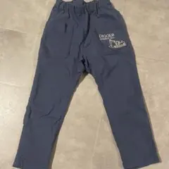 KladSkap ショベルカー刺繍 ネイビー ロングパンツ