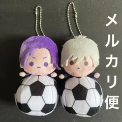ブルーロック　のりマス　サッカーボール ぬいぐるみ マスコット　2点セット