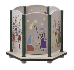 クリスマス木製キャンドルホルダー