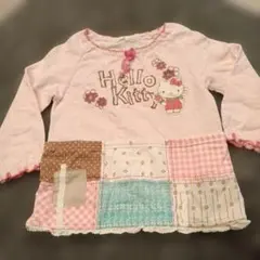 Hello Kitty パッチワークTシャツ 90cm