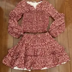 ZARA 花柄ブラウス＆スカートセット 11-12歳