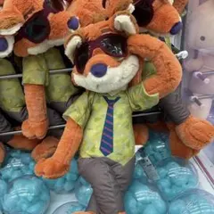 ズートピア ニック超BIGぬいぐるみサングラスver. クレーンゲーム景品