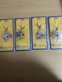 Sunsunキャラクター アクリルキーホルダー4個セット