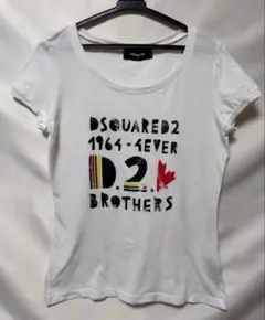 値下げ！【1回のみ着用】 DSQUARED2ディースクエアード ロゴTシャツのサムネイル