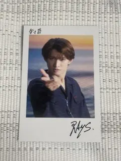 SnowMan チェキ風フォトカード　向井康二