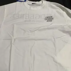 ホワイト長袖Tシャツ OKEY DOKEY ANGB