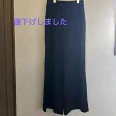 【新品　未使用】　GU タックワイドパンツ　M