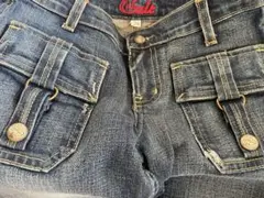 ブルーカルト デニム フレアパンツ ローライズ 24インチのサムネイル