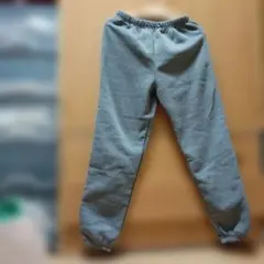 グレー スウェットパンツ ゴムウエスト裏起毛