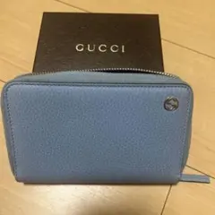 GUCCI 二つ折り財布 ライトブルーのサムネイル