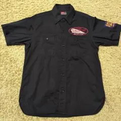 Indian Motorcycle ボーリングシャツ 黒 - メルカリ