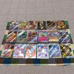 ポケモンカード18枚セット　SRポケモンカードリップ　メガサーナイトex他