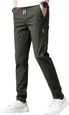 【M】接触冷感 ズボン メンズ パンツ 夏 ジョガーパンツ 軽量 ストレッチ