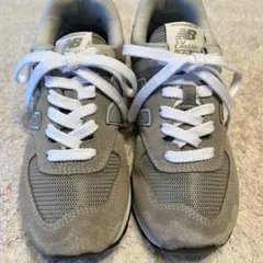New Balance Classic 574 Ｄ グレー スニーカー24cm