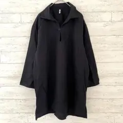 ザダファーオブセントジョージ 綿麻 七分袖 スキッパーシャツ 【M】 スリットのサムネイル