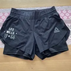 新品未使用＊Reebok LES MILLS ショートパンツ Mサイズ ブラック