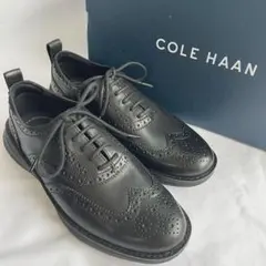 COLE HAAN コールハーン ウィングチップ レザー ブラック 24.5㎝