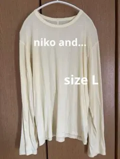 【niko and…】クルーネック カットソー