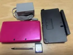 ニンテンドー3DS グロスピンク 本体 充電器付き