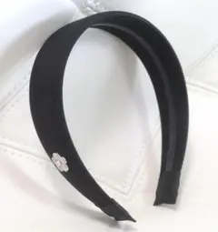 MARY QUANT　マリークワント　ベーシックサテン　カチューシャ　ブラックのサムネイル