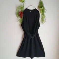 アダプトリテイリング adapt retailing ロングワンピース 黒