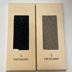 新品✨️トラサルディ メンズ靴下 セット 25cm 箱なし（ブラック・ベージュ）
