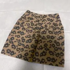 ヒョウ柄風 スカート