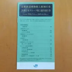 JR西日本グループ株主優待割引券　 2026.7.1〜　新品未使用のサムネイル