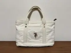 U.S. POLO ASSN.トートバッグ 白