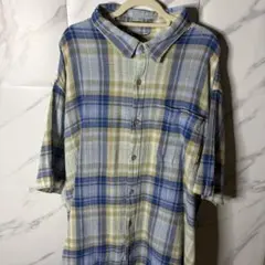 【早い者勝ち】Eddie Bauer 半袖チェックシャツ 2XL CLASSICのサムネイル