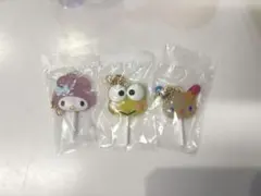 カラフルキャンディチャーム けろっぴ、マイメロ、ウサハナ
