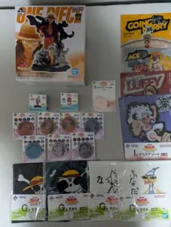 一番くじ ワンピース ルフィ A賞 ルフィ フィギュア F賞 2種 + おまけ