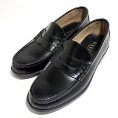 極美品☆HARUTA ハルタ コインローファー レザー 本革 ブラック 26cm