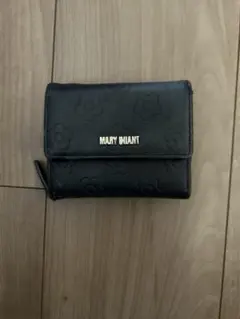 MARY QUANT ブラック 三つ折り財布