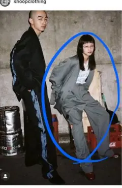 SHOOP 19SS セットアップ　グレー