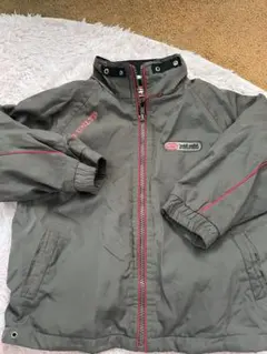 グレー ジッパー付き ジャケット