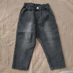 キッズ　ブラックデニム　size90