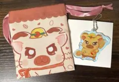 とっとこハム太郎　タイショーくん　巾着　アクキー　セット