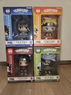 NARUTO ゆらゆらヘッド フィギュア 「ナルト・サスケ・カカシ・イタチ