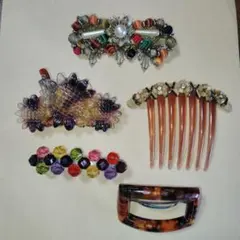 ヘアクリップ5個セット(10番）